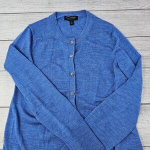 Banana Republic Women's Extra‎ Fine Merino Wool Button Up Sweater Size Small
